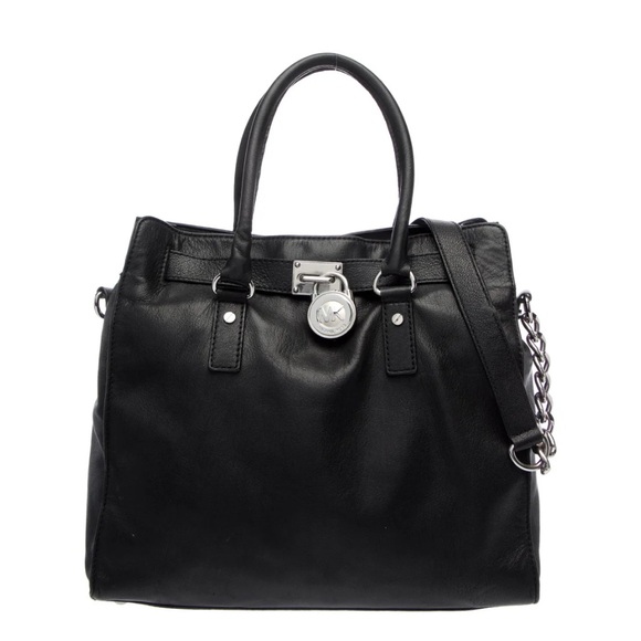 Michael Kors Handbags - Michael Kors Black Satchel with Silver Accents